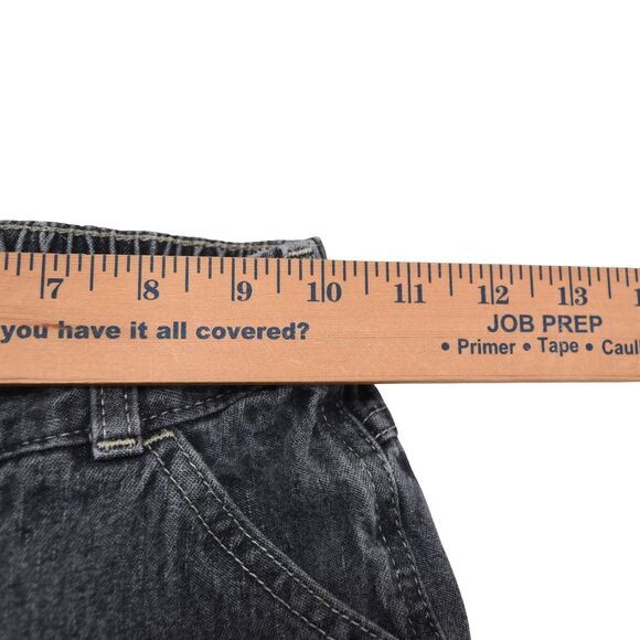 Oshkosh B'gosh Pants Boys 7X Faded Gray Denim Carpenter Pull On Wide Leg - Picture 5 of 6